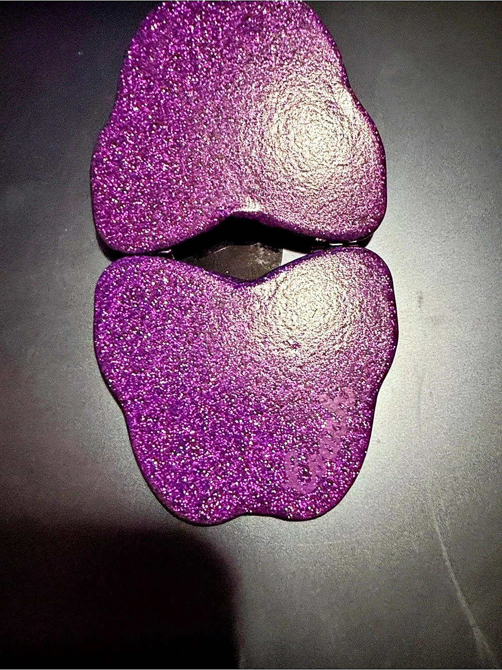 Coach Glitter Butterfly Compact Mirror Purple